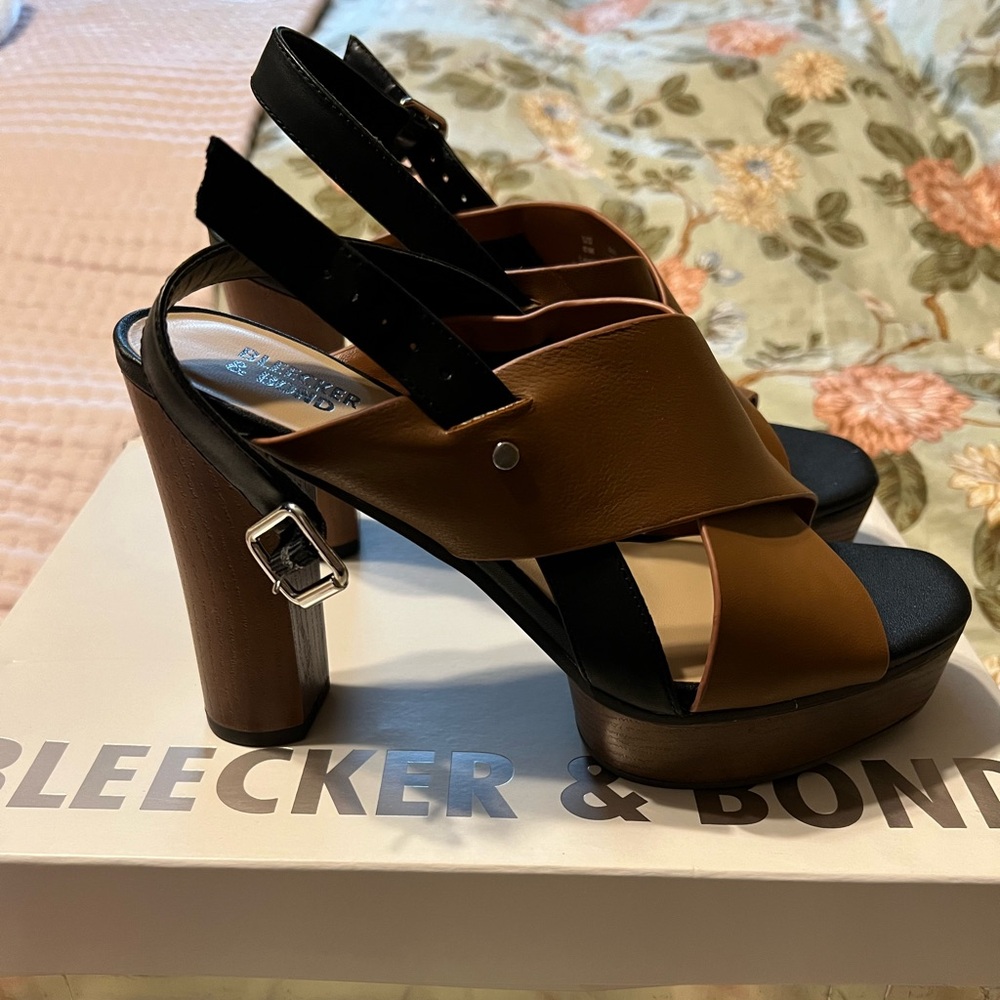 Bleaker and bond Jamie heels size 8